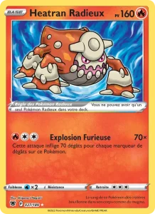 Carte Pokemon Heatran Radieux 027/189 Astres Radieux