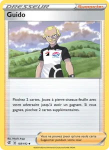 Carte Pokemon Guido 158/192 Clash des Rebelles