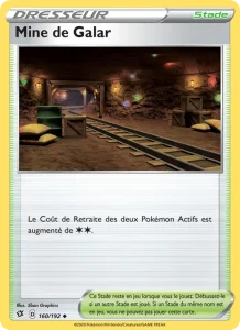 Carte Pokemon Mine de Galar 160/192 Clash des Rebelles