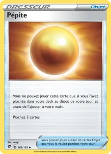 Carte Pokemon Pépite 162/192 Clash des Rebelles