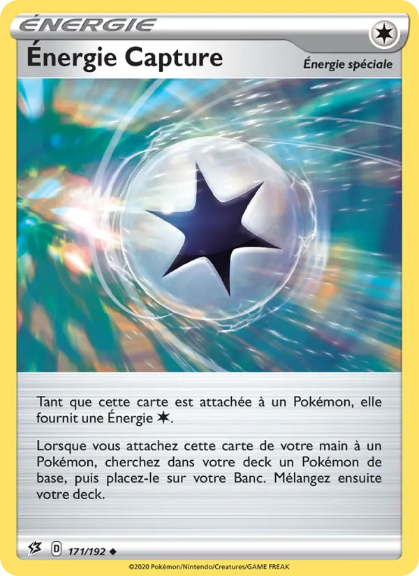 Scan HD carte Pokémon Énergie Capture 171/192 — Clash des Rebelles