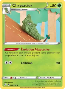 Carte Pokémon Chrysacier 2/192