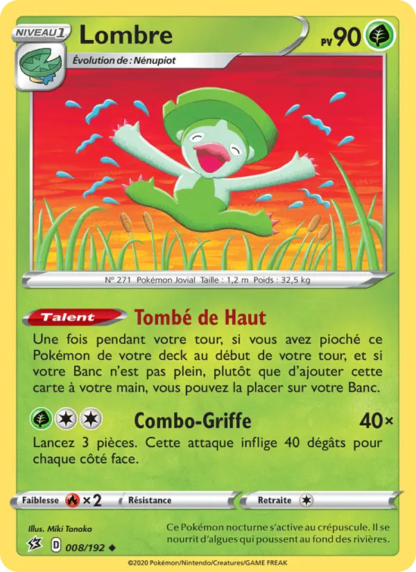 Scan HD carte Pokémon Lombre 8/192 — Clash des Rebelles