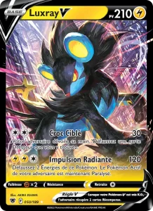 Carte Pokemon Luxray V 050/189 Astres Radieux
