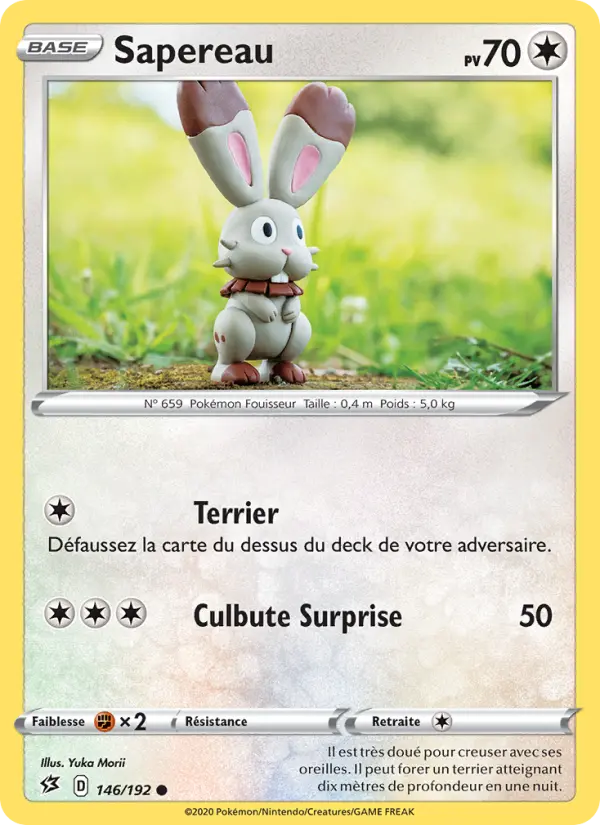 Scan HD carte Pokémon Sapereau 146/192 — Clash des Rebelles