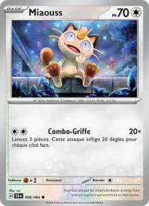 Carte Pokemon Miaouss 048/64 Fable Nébuleuse