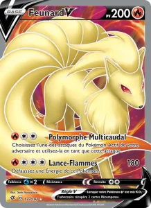 Carte Pokémon Feunard V 177 Clash des Rebelles