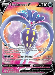 Carte Pokemon Sepiatroce V 186/192 Clash des Rebelles