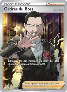 Carte Pokémon Ordres du Boss (Giovanni) 189 Clash des Rebelles