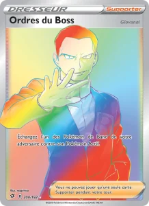 Carte Pokémon Ordres du Boss (Giovanni) 200 Clash des Rebelles