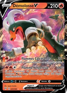 Carte Pokemon Démolosse V 21/189 Ténèbres Embrasées