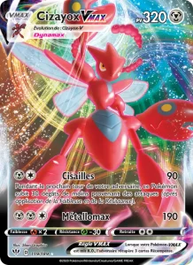 Carte Pokemon Cizayox VMAX 119/189 Ténèbres Embrasées