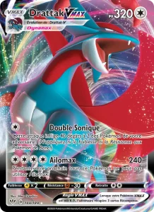 Carte Pokemon Drattak VMAX 144/189 Ténèbres Embrasées