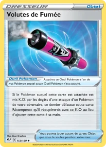 Carte Pokemon Volutes de Fumée 158/189 Ténèbres Embrasées
