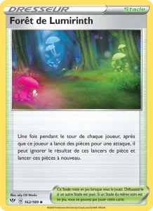Carte Pokemon Forêt de Lumirinth 162/189 Ténèbres Embrasées