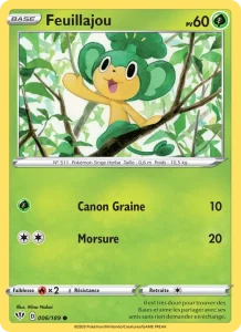 Carte Pokémon Feuillajou 6/189