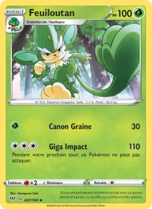 Carte Pokémon Feuiloutan 7/189