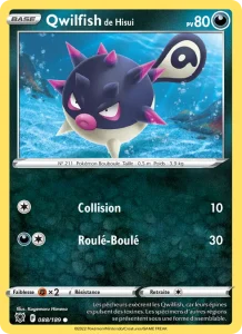 Carte Pokemon Qwilfish de Hisui 088/189 Astres Radieux
