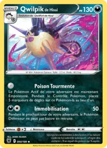 Carte Pokemon Qwilpik de Hisui 090/189 Astres Radieux