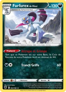Carte Pokemon Farfurex de Hisui 093/189 Astres Radieux