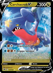 Carte Pokemon Carchacrok V 117/189 Astres Radieux