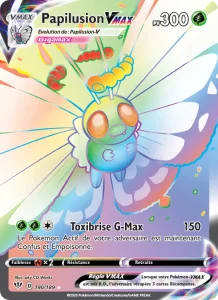 Carte Pokémon Papilusion VMAX 190 Ténèbres Embrasées