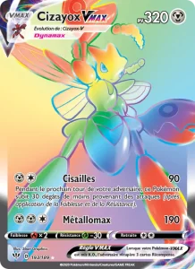 Carte Pokémon Cizayox VMAX 193 Ténèbres Embrasées