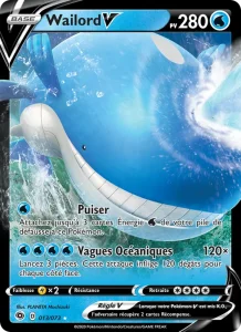 Carte Pokemon Wailord V 13/73 La Voie du Maître