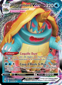 Carte Pokemon Torgamord VMAX 15/73 La Voie du Maître