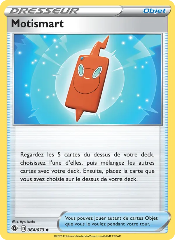 Scan HD carte Pokémon Motismart 64/73 — La Voie du Maître