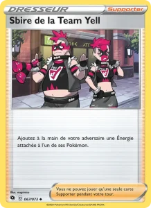 Carte Pokemon Sbire de la Team Yell 67/73 La Voie du Maître