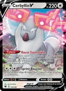 Carte Pokemon Cerbyllin V 134/189 Astres Radieux