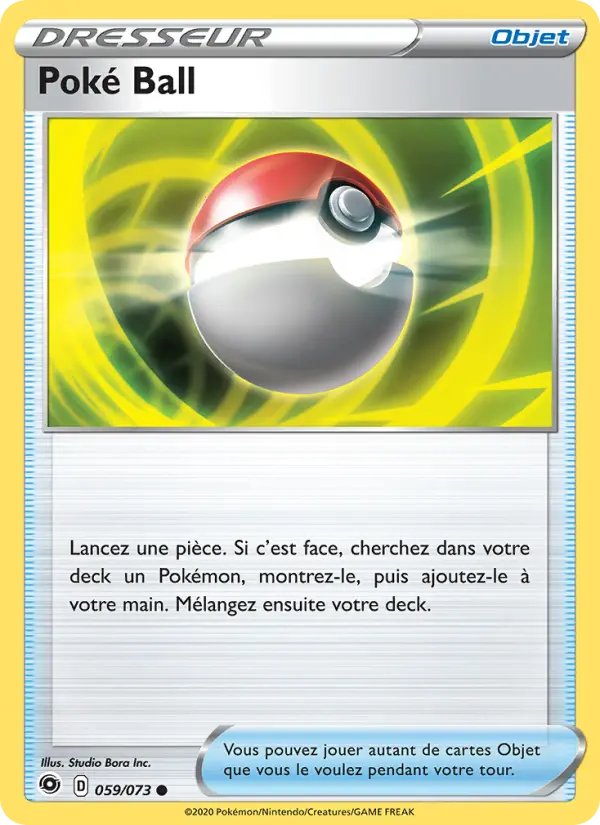 Scan HD carte Pokémon Poké Ball 59/73 — La Voie du Maître