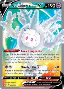 Carte Pokemon Corayôme de Galar V 71/73 La Voie du Maître