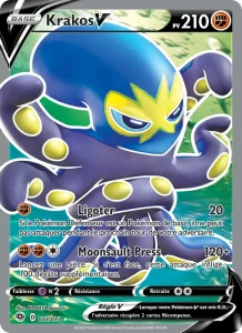 Carte Pokemon Krakos V 72/73 La Voie du Maître