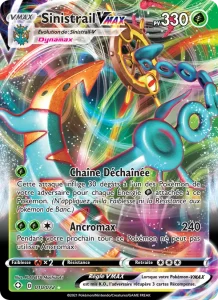 Carte Pokemon Sinistrail VMAX 10/72 Destinées Radieuses