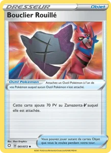 Carte Pokemon Bouclier Rouillé 61/72 Destinées Radieuses