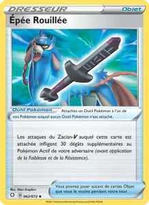 Carte Pokemon Épée Rouillée 62/72 Destinées Radieuses