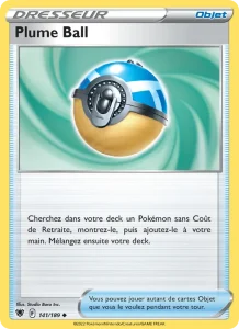 Carte Pokemon Plume Ball 141/189 Astres Radieux