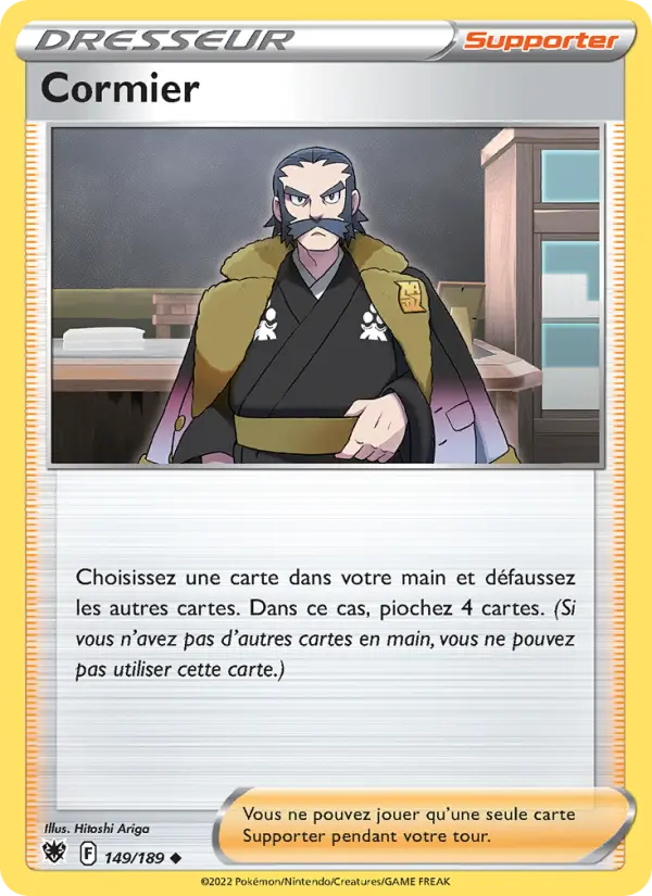 Scan HD carte Pokémon Cormier 149/189 — Astres Radieux