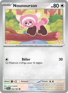 Carte Pokemon Nounourson 052/64 Fable Nébuleuse
