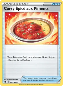 Carte Pokemon Curry Épicé aux Piments 151/189 Astres Radieux