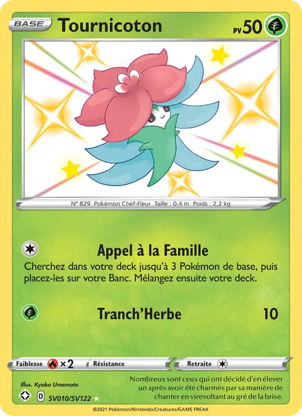 Scan HD carte Pokémon Tournicoton SV010/72 — Destinées Radieuses