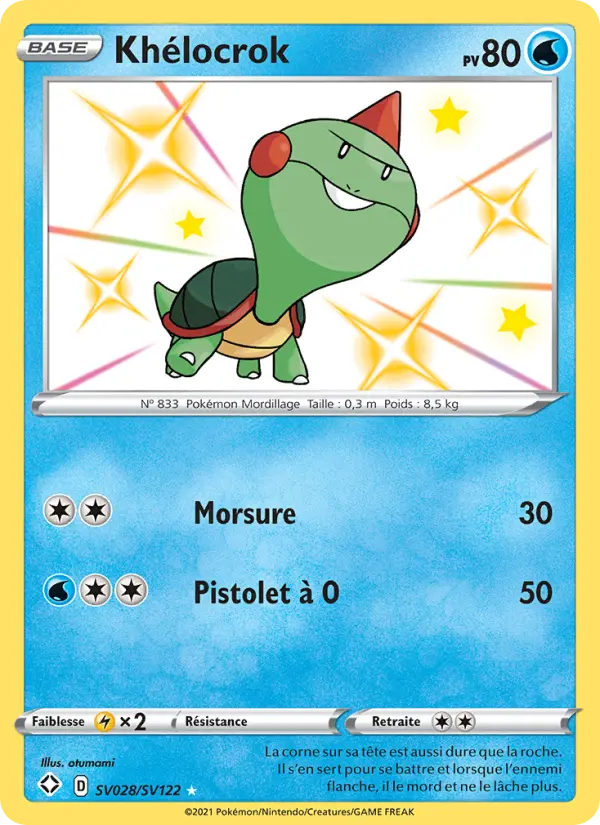Scan HD carte Pokémon Khélocrok SV028/72 — Destinées Radieuses
