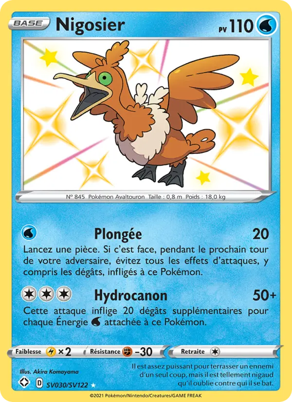 Scan HD carte Pokémon Nigosier SV030/72 — Destinées Radieuses