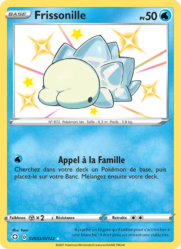 Scan HD carte Pokémon Frissonille SV033/72 — Destinées Radieuses