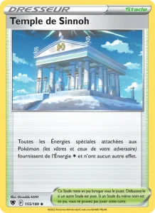 Carte Pokemon Temple de Sinnoh 155/189 Astres Radieux