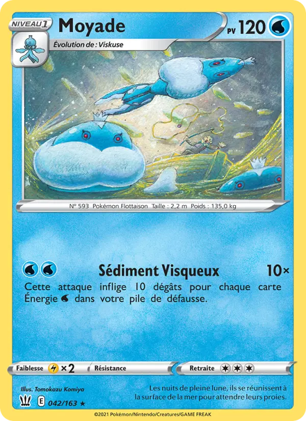 Scan HD carte Pokémon Moyade 42/163 — Styles de combat