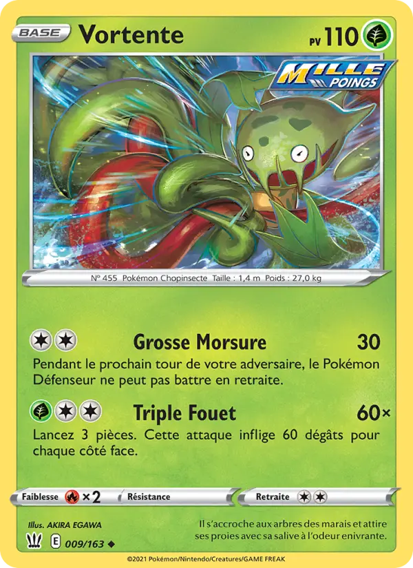 Scan HD carte Pokémon Vortente 9/163 — Styles de combat