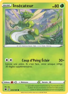 Carte Pokémon Insécateur 005/189